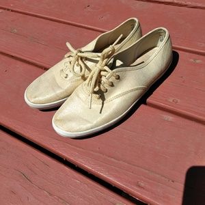 Gold keds